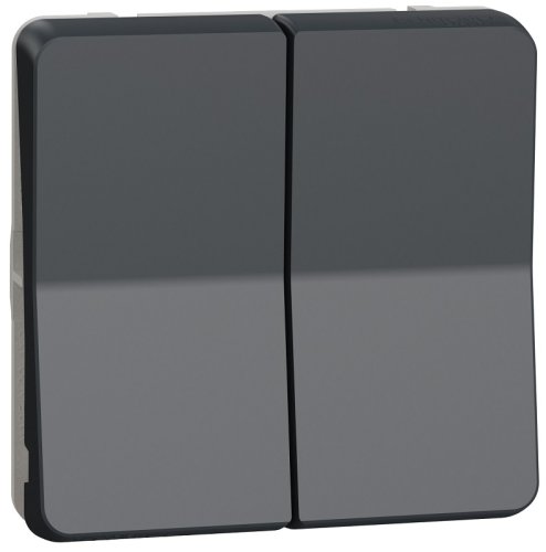 Выключатель жалюзи без рамки Schneider Electric Mureva Styl 2-кл. IP55 антрацит картинка